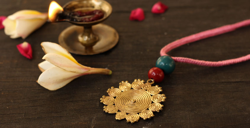 आराधना | Aradhana ✺ Brass Necklace { 5 }